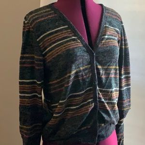 Long Sleeve Striped Cardigan